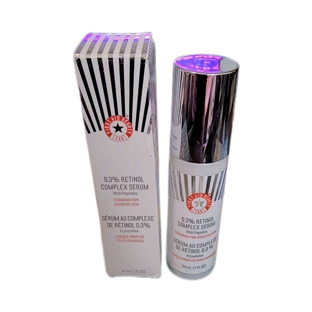 BNIB~FIRST AID BEAUTY 0.3% Retinol Complex Serum with Peptides